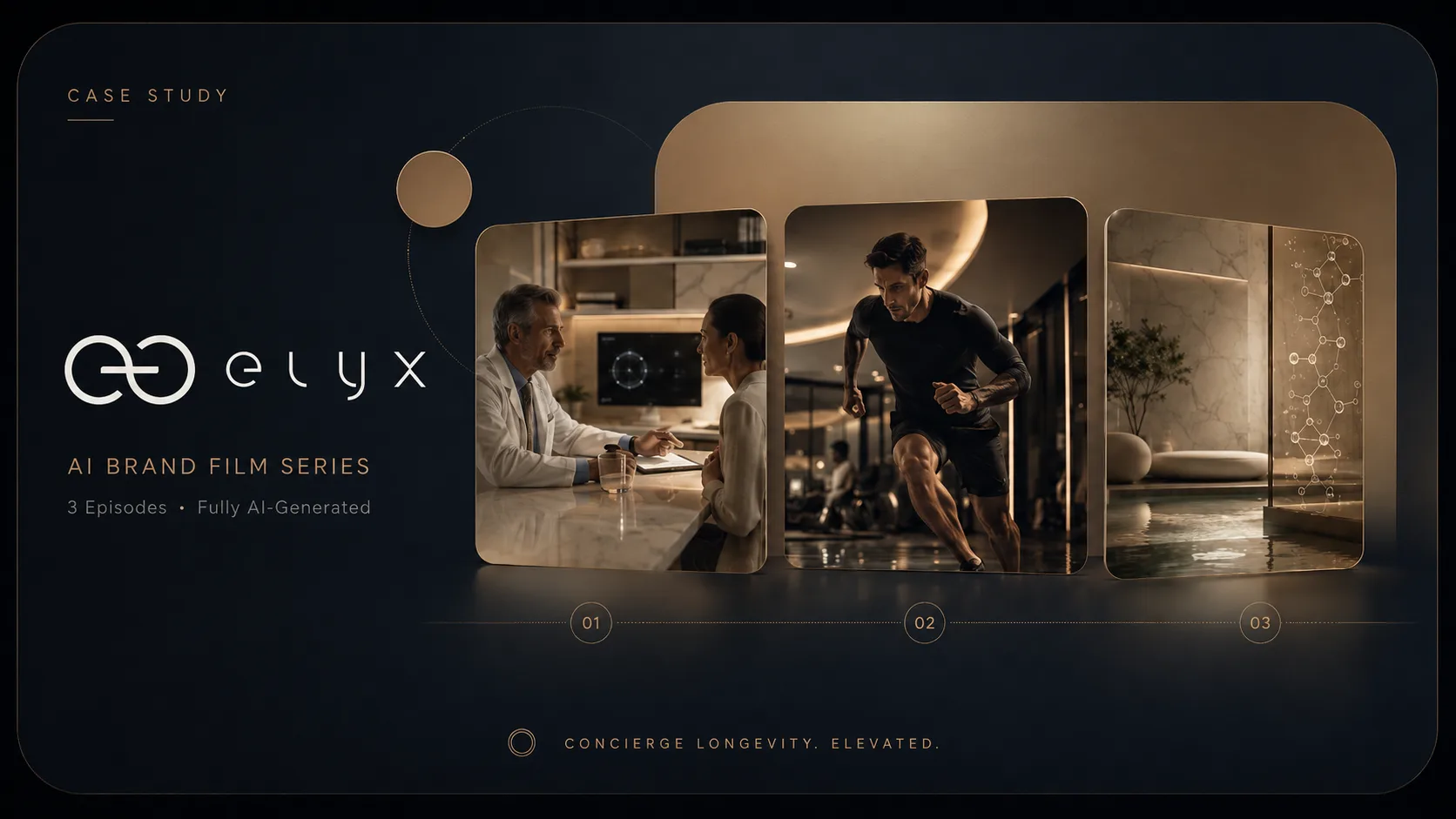 ELYX: AI brand film series for a longevity health-tech startup