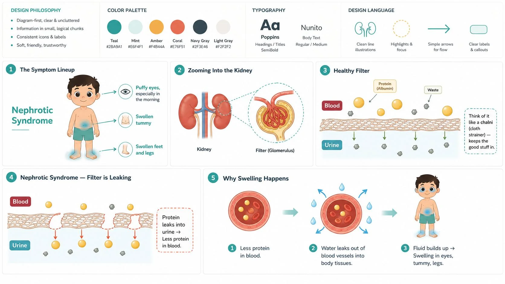 St. John's Hospital: pediatric patient-education explainer infographic